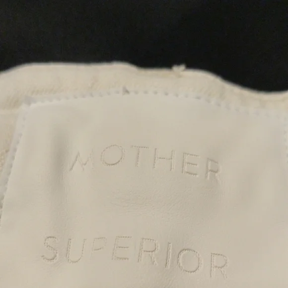 MOTHER. Women's White Frayed Hem Pants - Picture 7 of 16